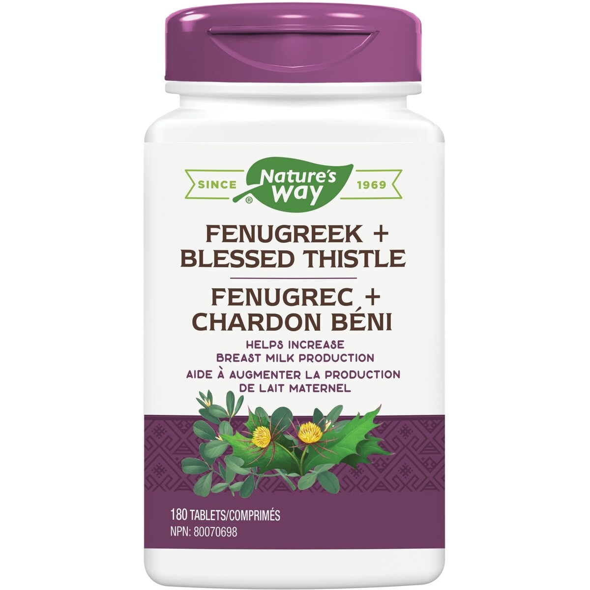 Suplemento de Fenogreco y Cardo Bendito Nature's Way