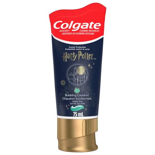 Pasta Dental con Flúor Harry Potter para Niños Sabor Chicle Colgate