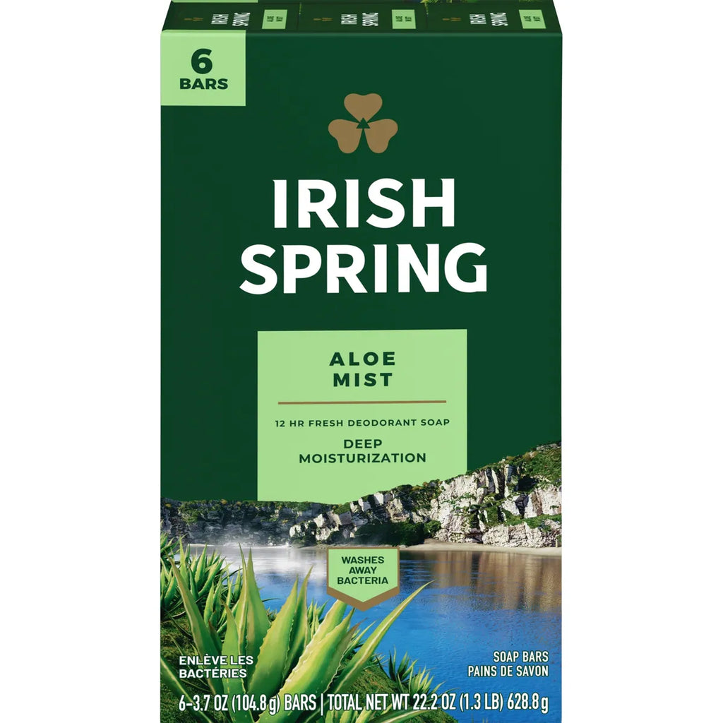 Desodorante Aloe Mist Barra de Jabón para Hombre Irish Spring