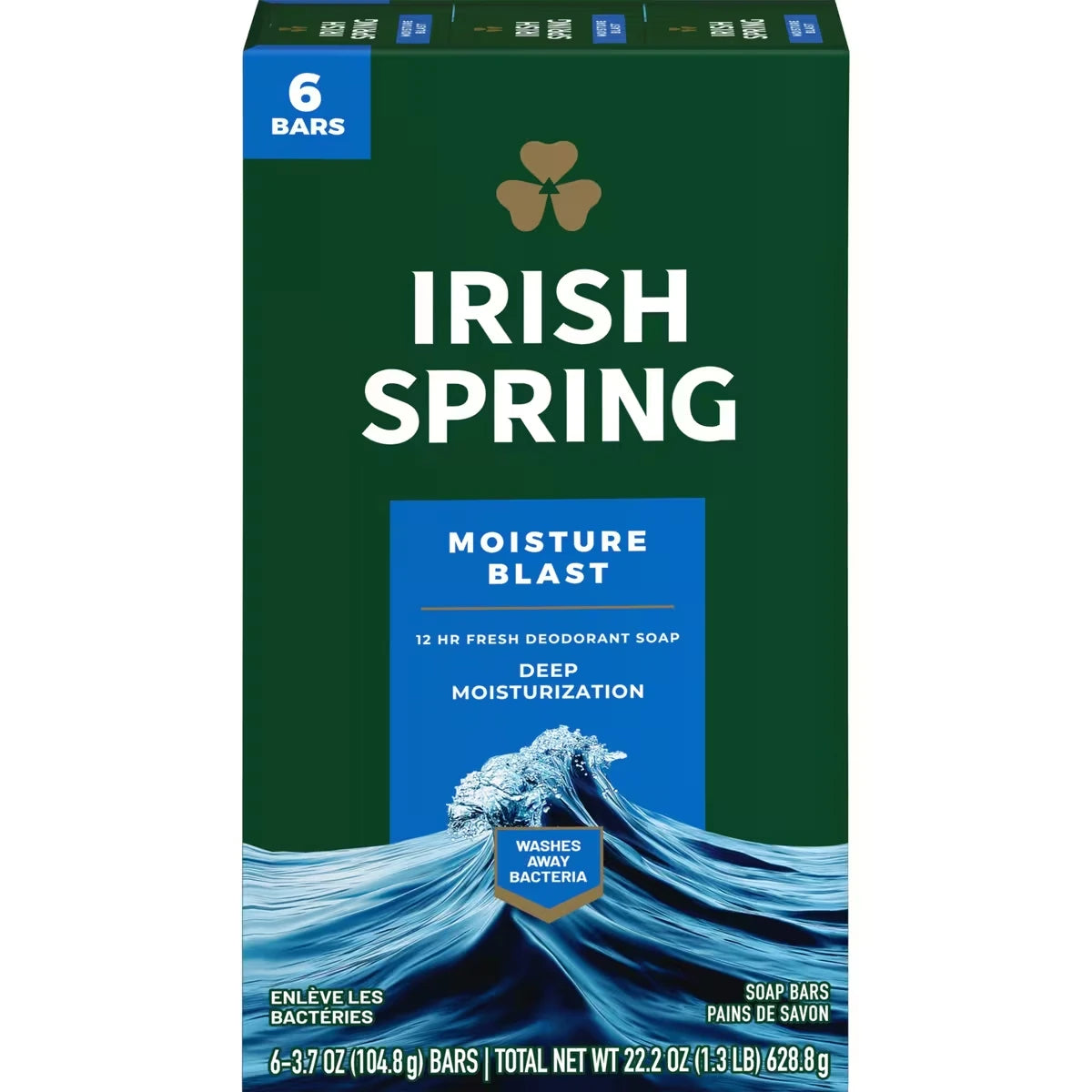 Desodorante Moisture Blast Barra de Jabón 104.7 g Irish Spring