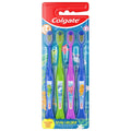 Higiene Bucal Pack de 4 Cepillos de Dientes para Niños Ocean Colgate
