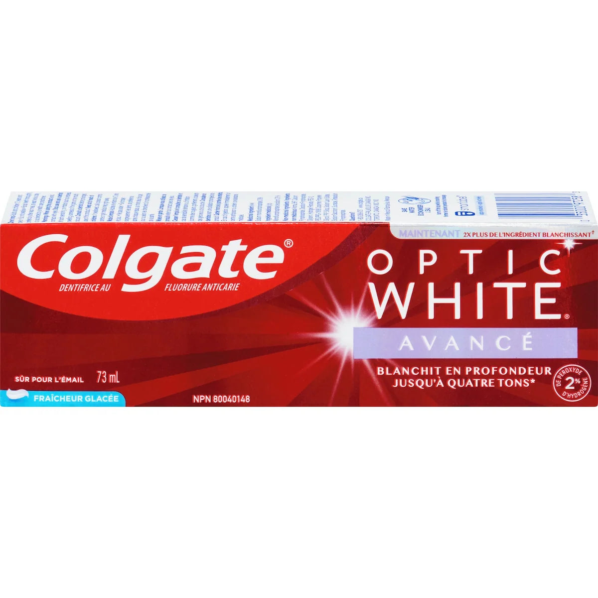 Pasta Dental Blanqueadora Optic White Frescura Glacial 133 ml Colgate
