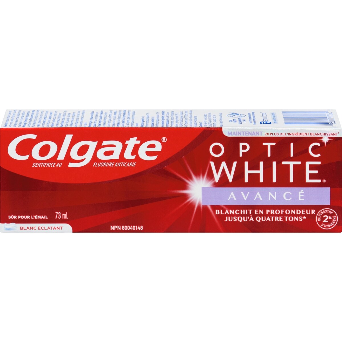 Pasta Dental Blanqueadora Optic White Avanzada 73 ml Colgate