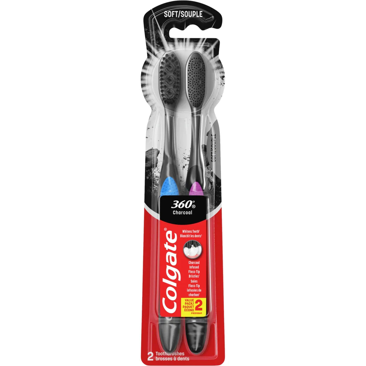 Higiene Bucal Cepillo De Dientes 360° Antracita Cepillos Colgate