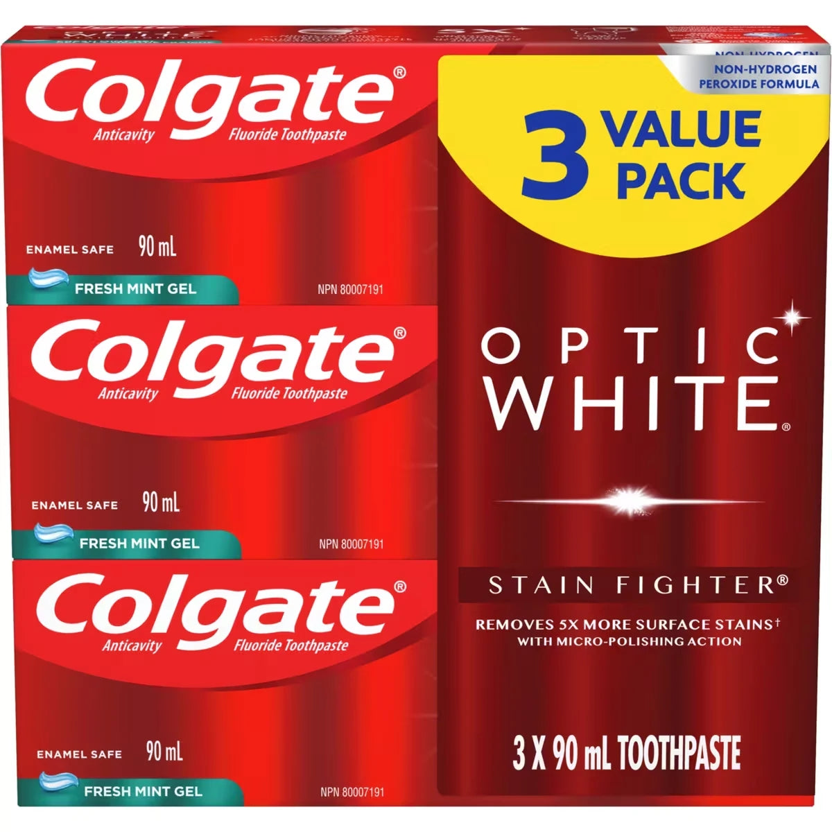 Pasta Dental en Gel Optic White Colgate