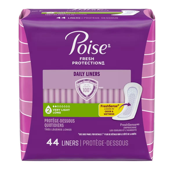 Protectores Diarios para Incontinencia Absorción Poise