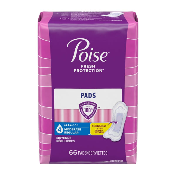 Toallas para Incontinencia Absorción Moderada Largo Regular Poise
