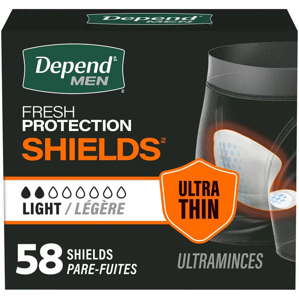 Protectores para Incontinencia Hombre Absorción Ligera Depend