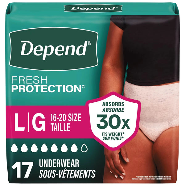 Incontinencia Ropa Interior Fresh Protection Depend