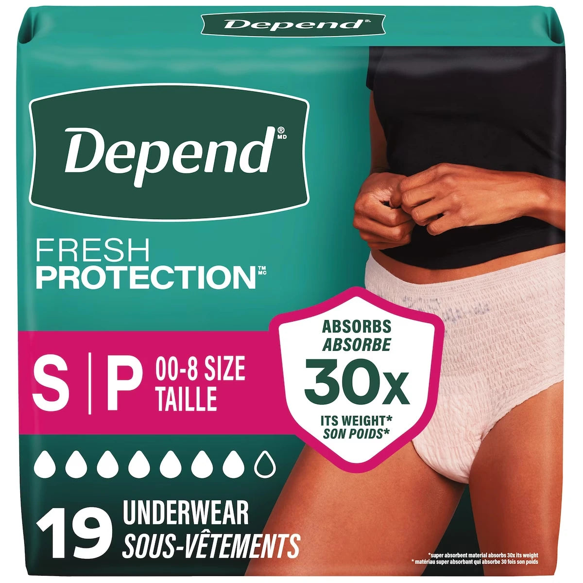 Incontinencia Ropa Interior Fresh Protection Depend