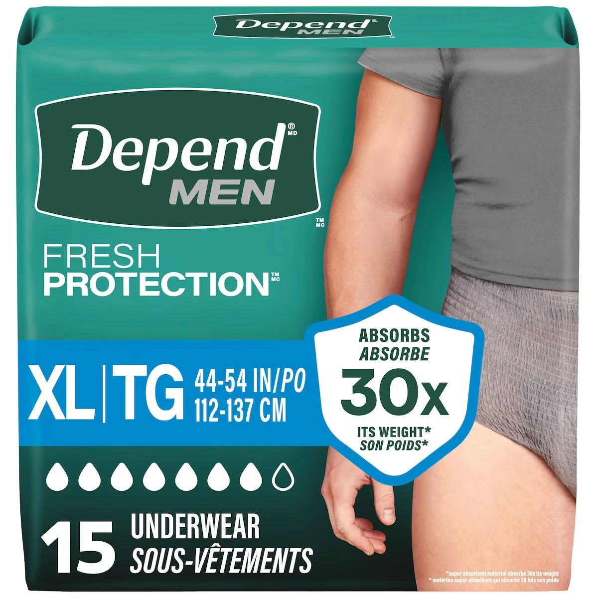 Incontinencia Ropa Interior Fresh Protection Depend