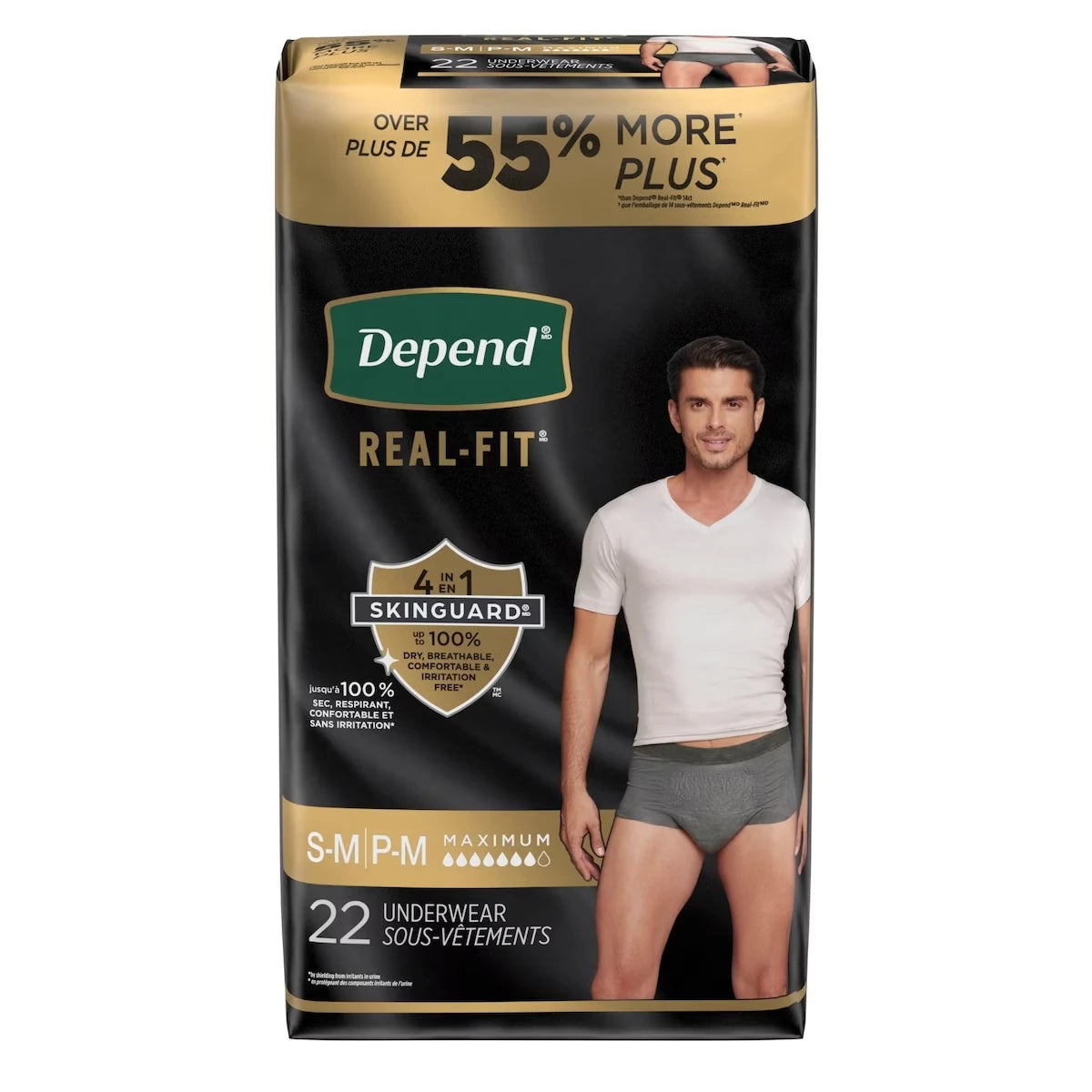Incontinencia Ropa Interior Desechable Real Fit Depend