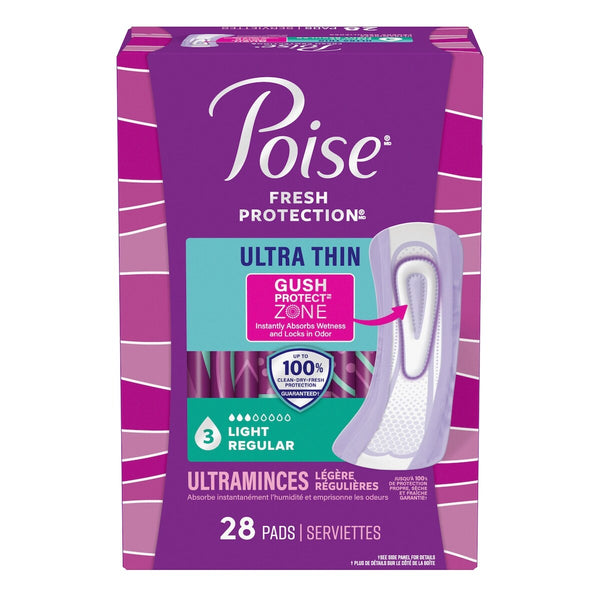 Toallas para Incontinencia Ultradelgadas Poise