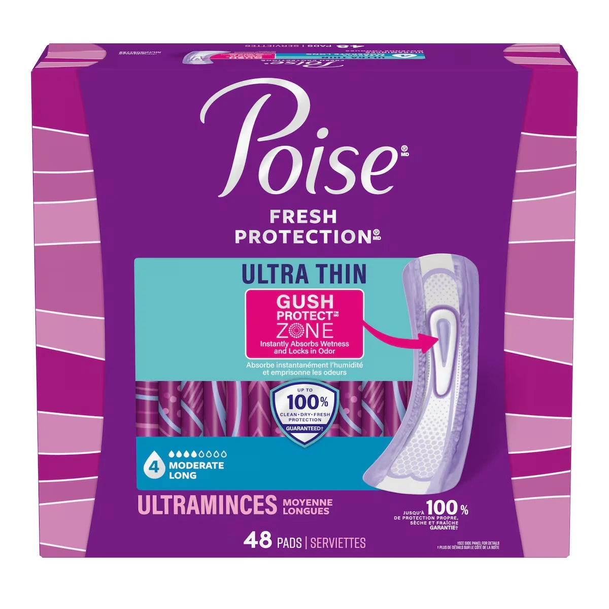 Toallas para Incontinencia Ultradelgadas Poise