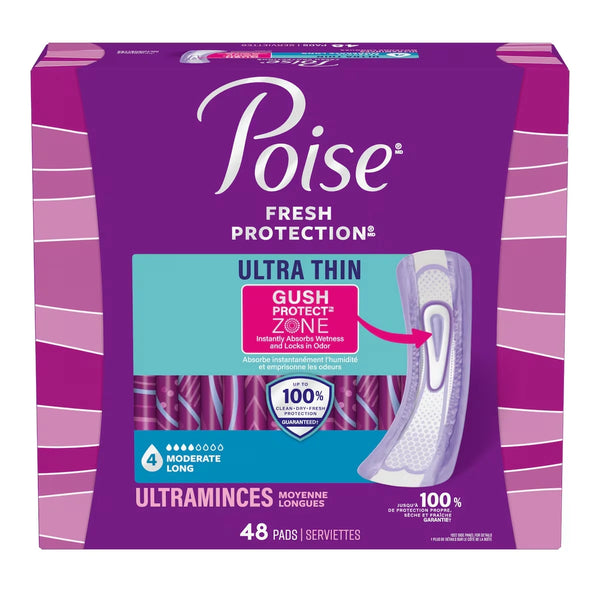 Toallas para Incontinencia Ultradelgadas Poise