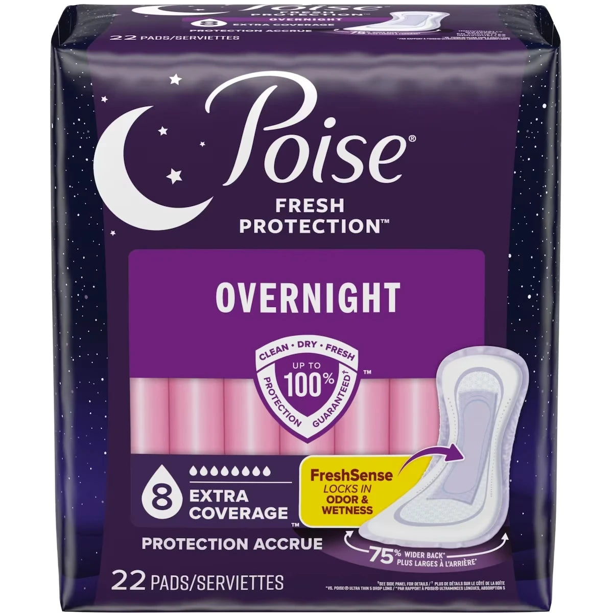 Toallas para Incontinencia Ultradelgadas para Mujer Poise