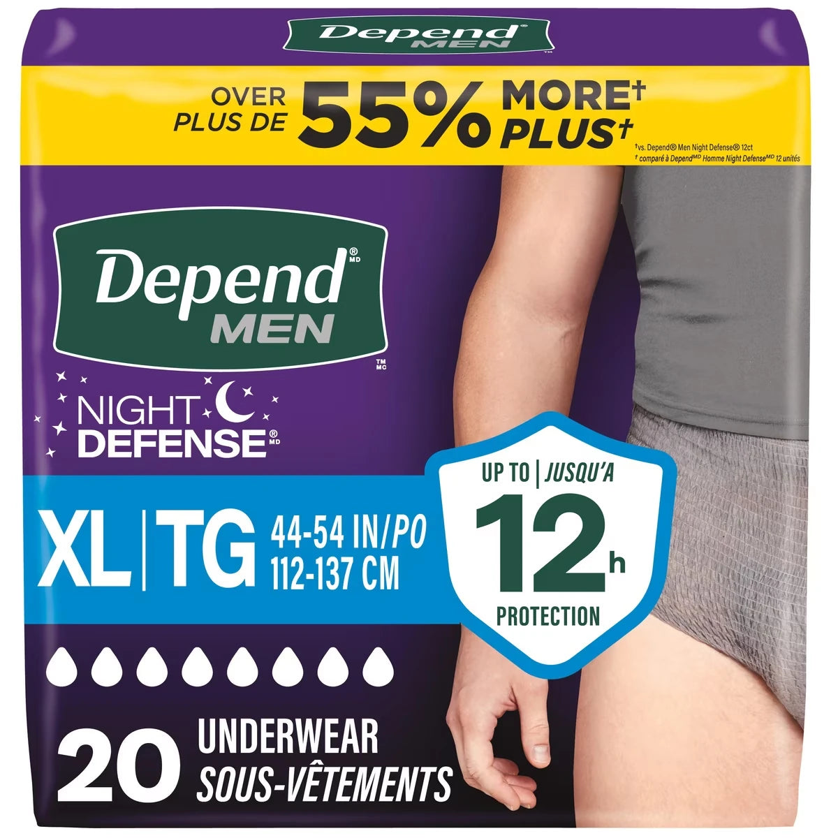 Ropa Interior para Incontinencia de Adultos Night Depend