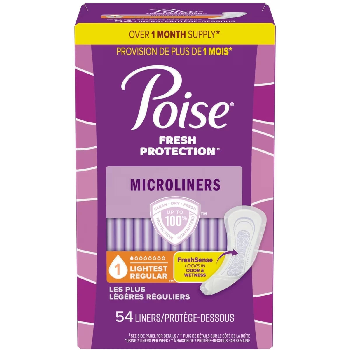 Incontinencia Protectores Diarios Micro Poise