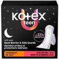 Toallas Higiénicas Nocturnas para Adolescentes Bambú Kotex