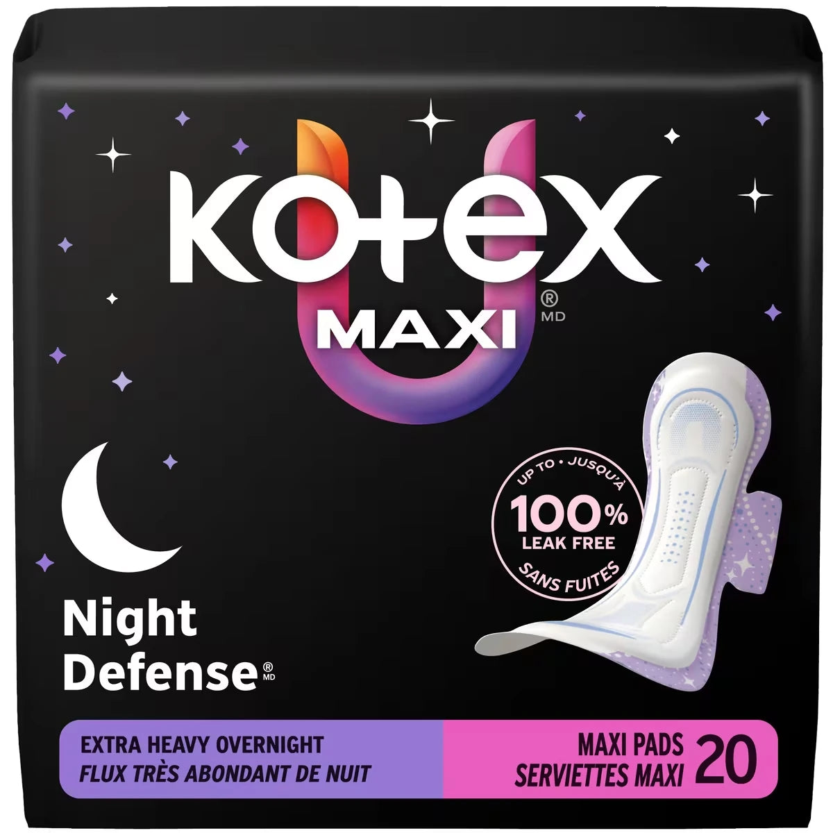Toallas Higiénicas Maxi Noche con Alas Absorción Muy Alta Kotex