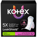Toallas Higiénicas Ultrafinas con Alas Absorción Alta Kotex