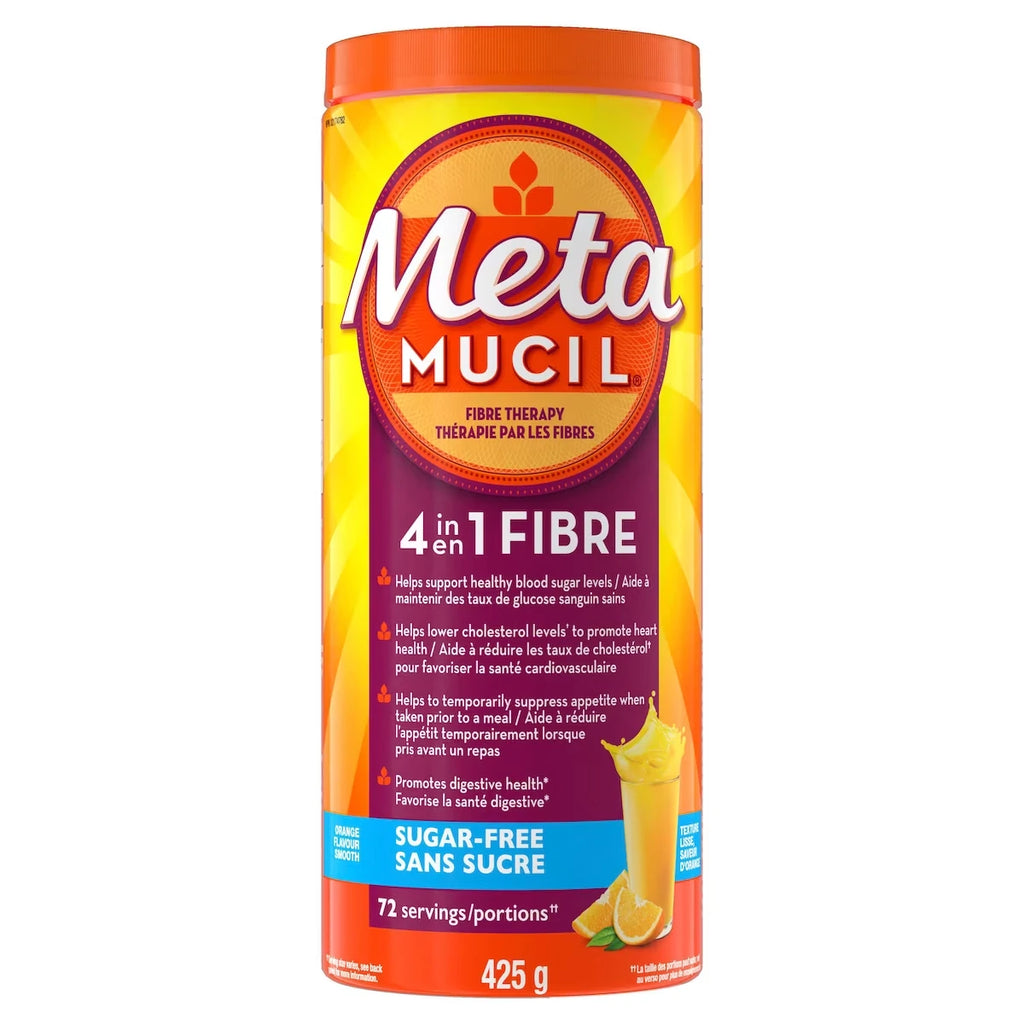 Fibra en Polvo 3 en 1 sin Azúcar Naranja 1,04 kg Metamucil