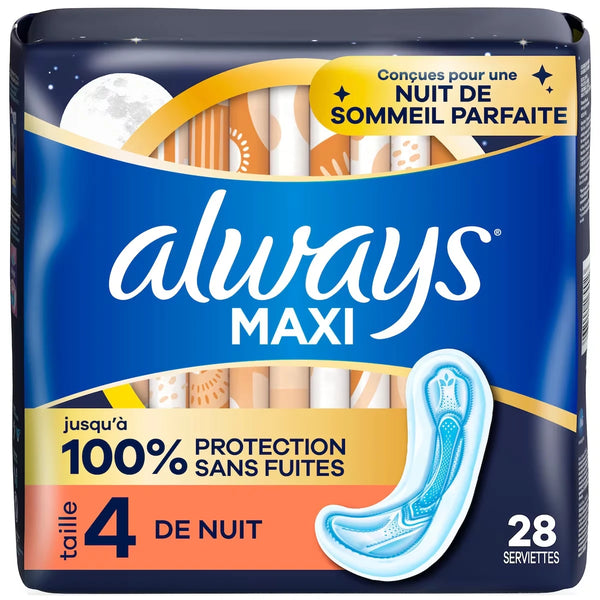 Toallas Higiénicas Maxi con Alas Always