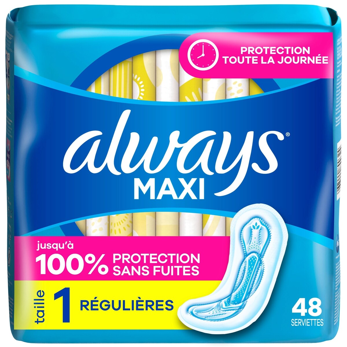 Toallas Higiénicas Maxi Absorción Regular Always