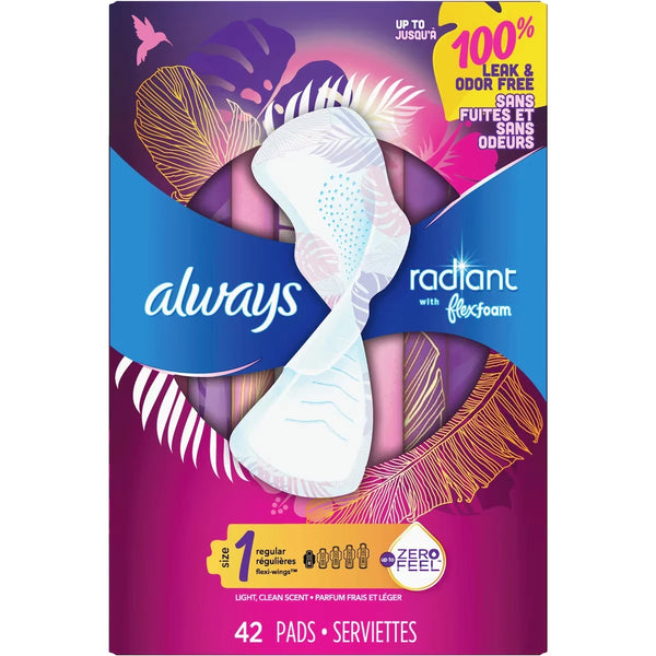 Toallas Higiénicas Radiant FlexFoam Always