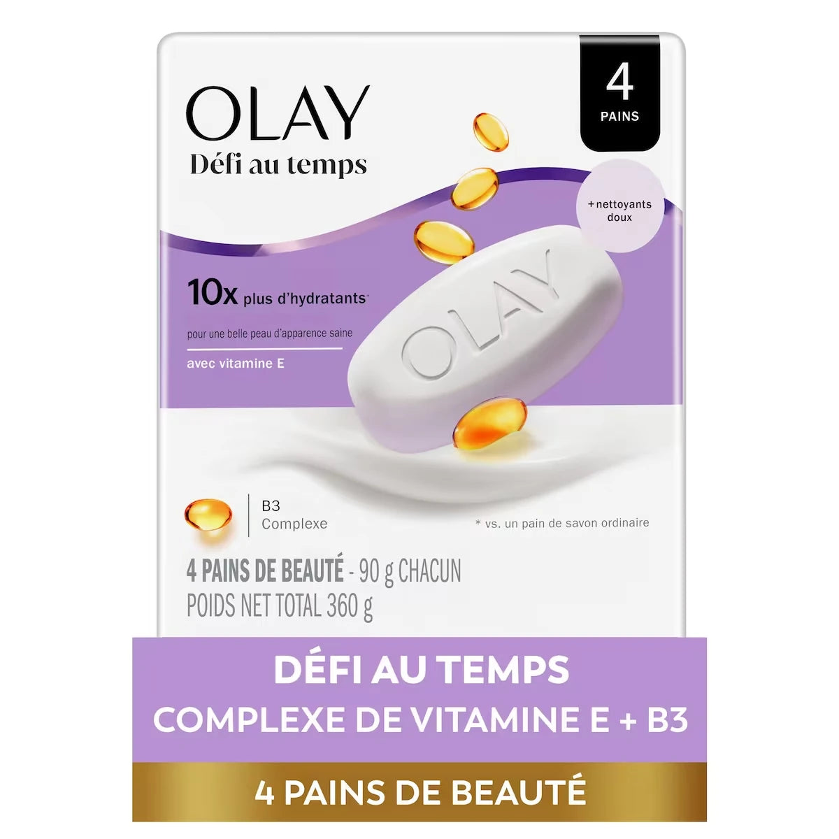 Jabón en Barra Moisture Outlast 4 unidades de 90 g Olay