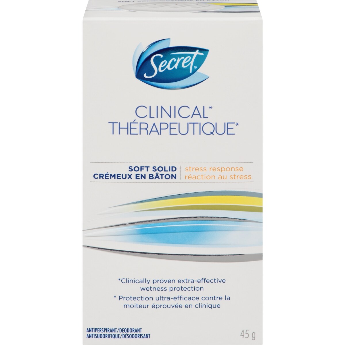 Desodorante Antitranspirante en Barra Cremoso 45 g Secret