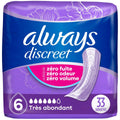 Toallas para Incontinencia y Posparto Always