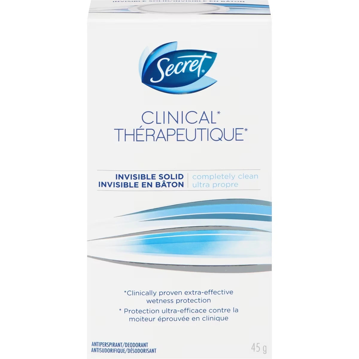 Antitranspirante y Desodorante en Barra Invisible 45 g Secret