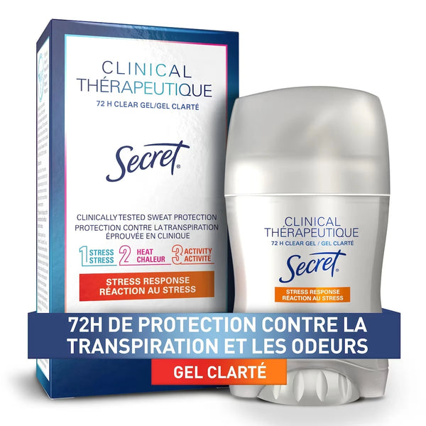 Antitranspirante y Desodorante Gel Transparente Terapéutico Secret
