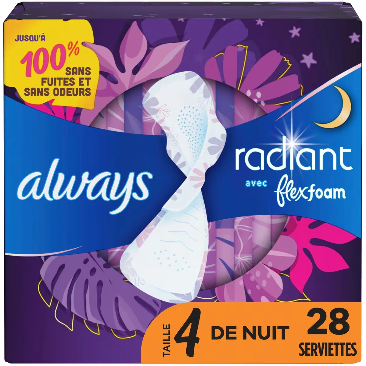 Toallas Higiénicas Radiant FlexFoam Always