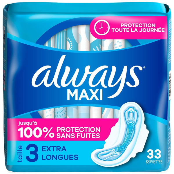 Toallas Higiénicas Maxi Extra Largas Always