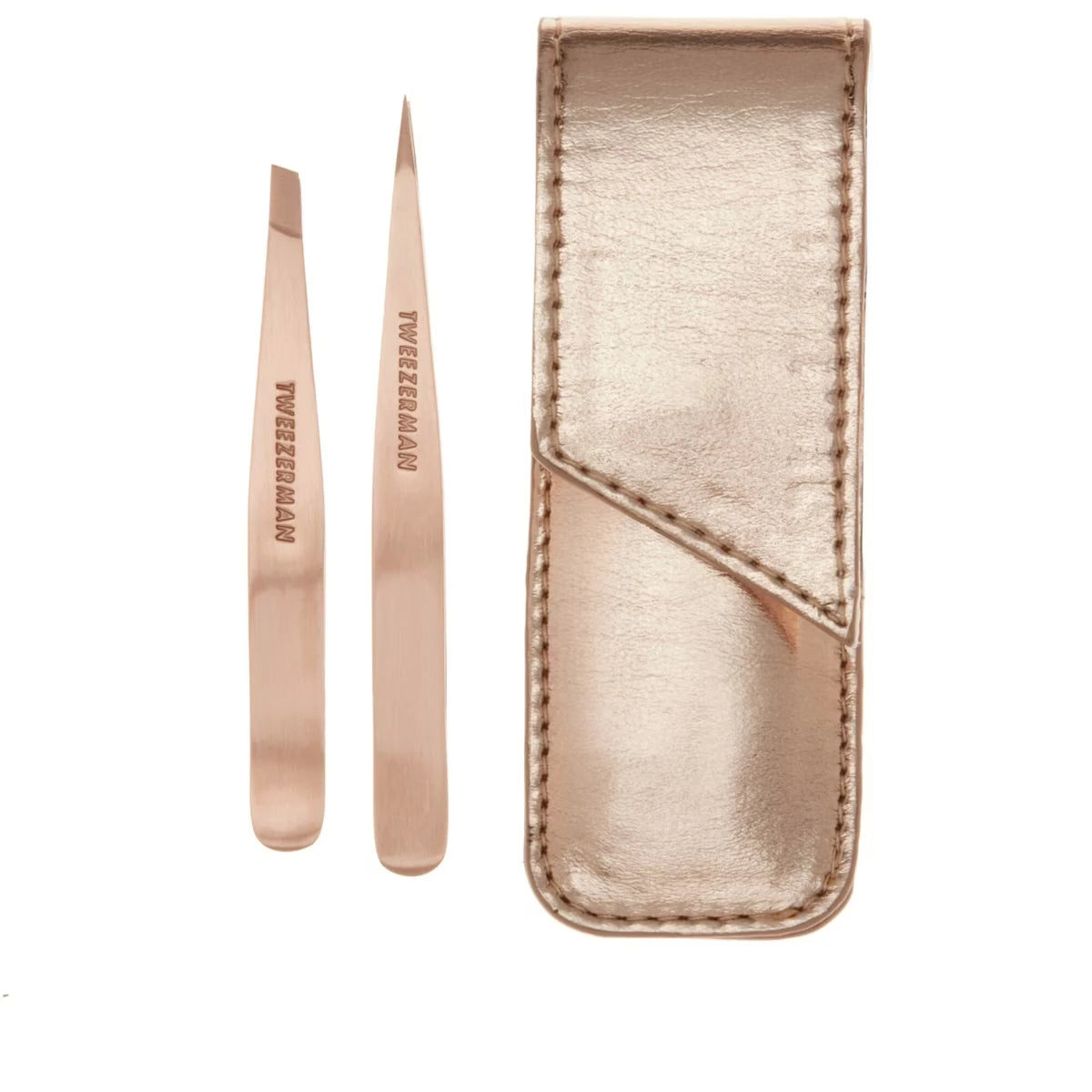 Set de Pinzas Depilatorias Oro Rosa Tweezerman