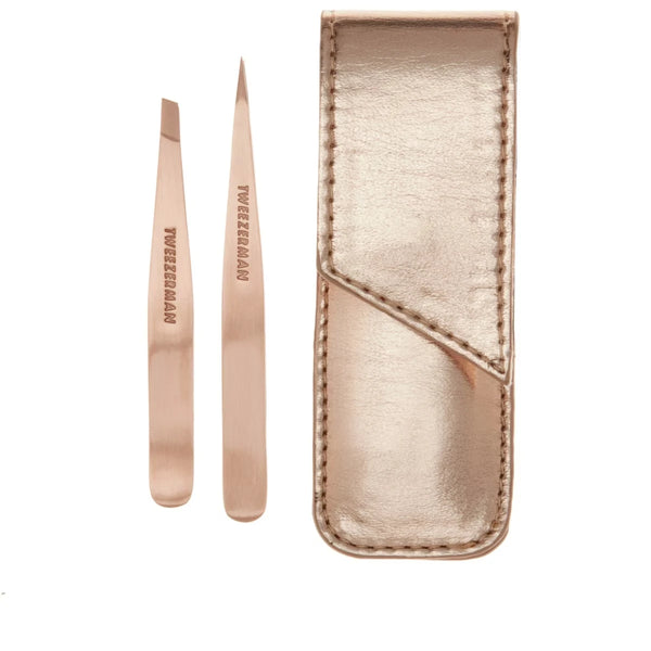 Set de Pinzas Depilatorias Oro Rosa Tweezerman
