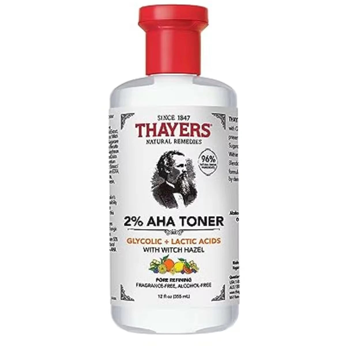 Tónico Facial Exfoliante 2% AHA con Ácido Glicólico Thayers