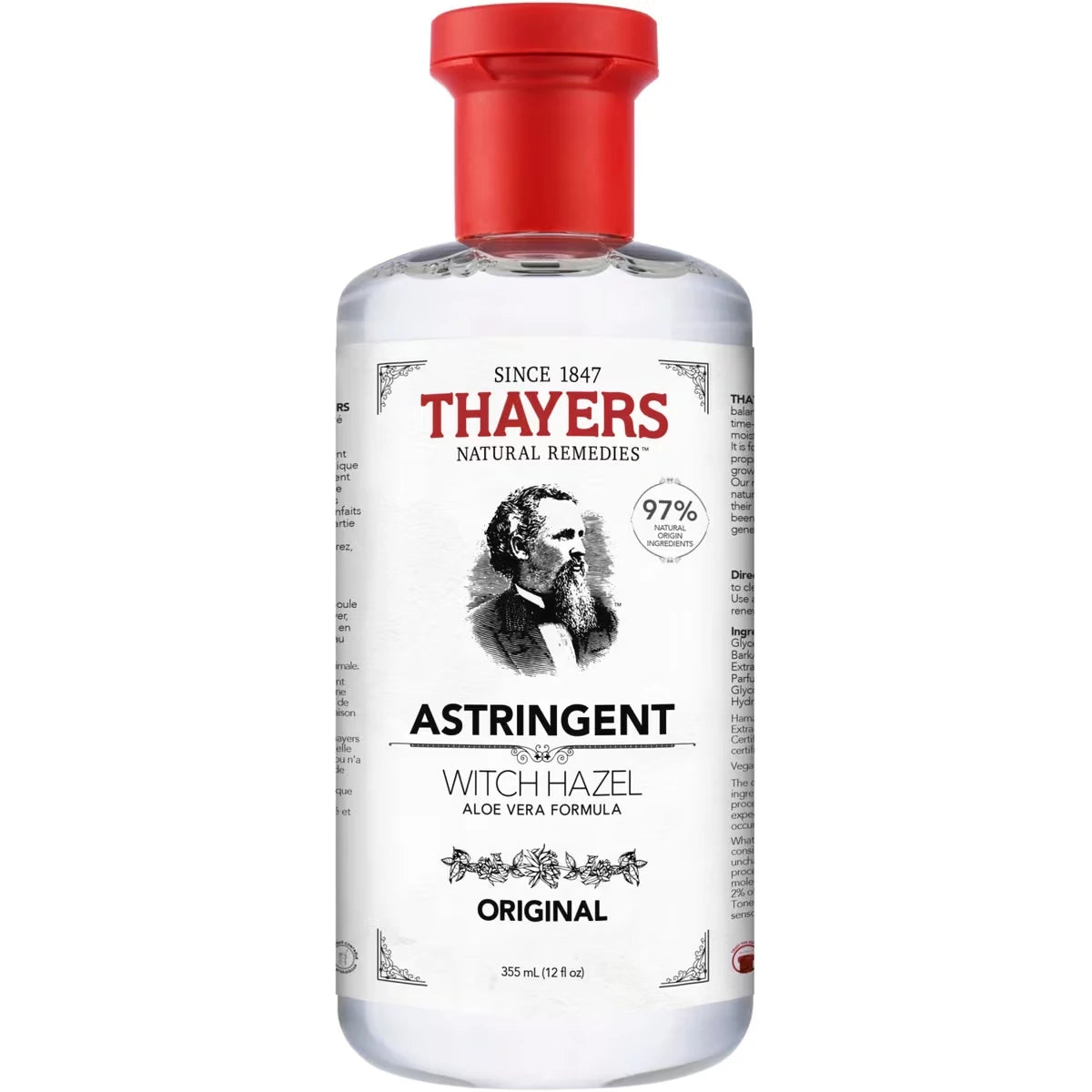 Limpiador Facial Original Witch Hazel Face Astringent Thayers