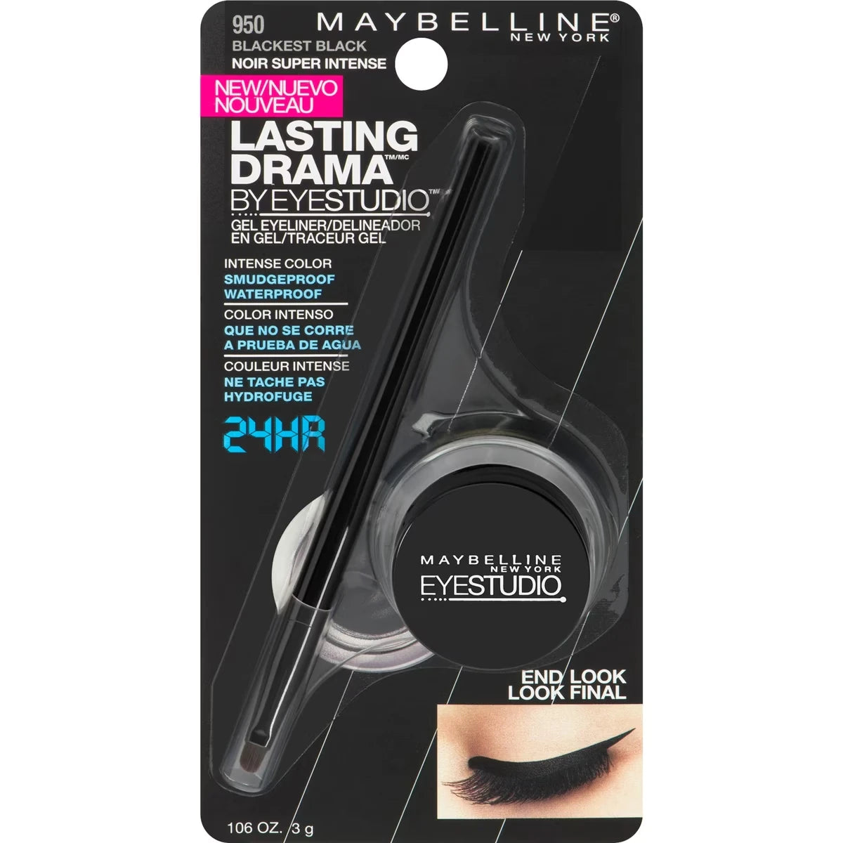 Delineador en Gel Eyestudio Lasting Drama Maybelline