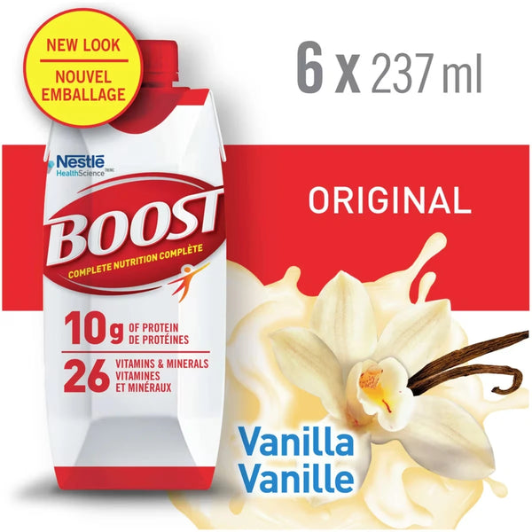 Sustituto de Comida Líquido Original Vainilla Pack 6 un. Boost