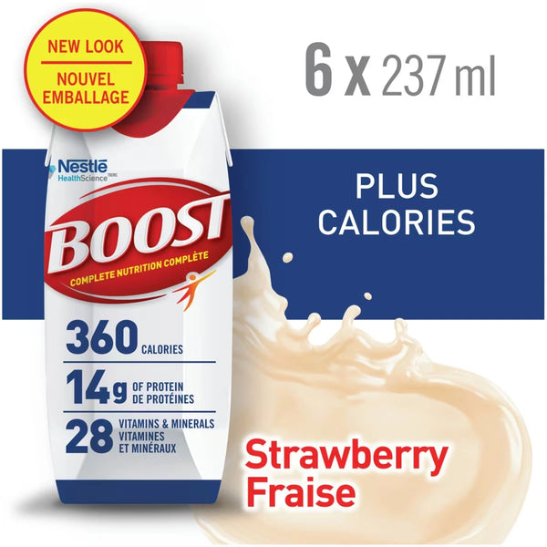 Bebida Nutricional Plus Calorías Frutilla 237 ml Boost