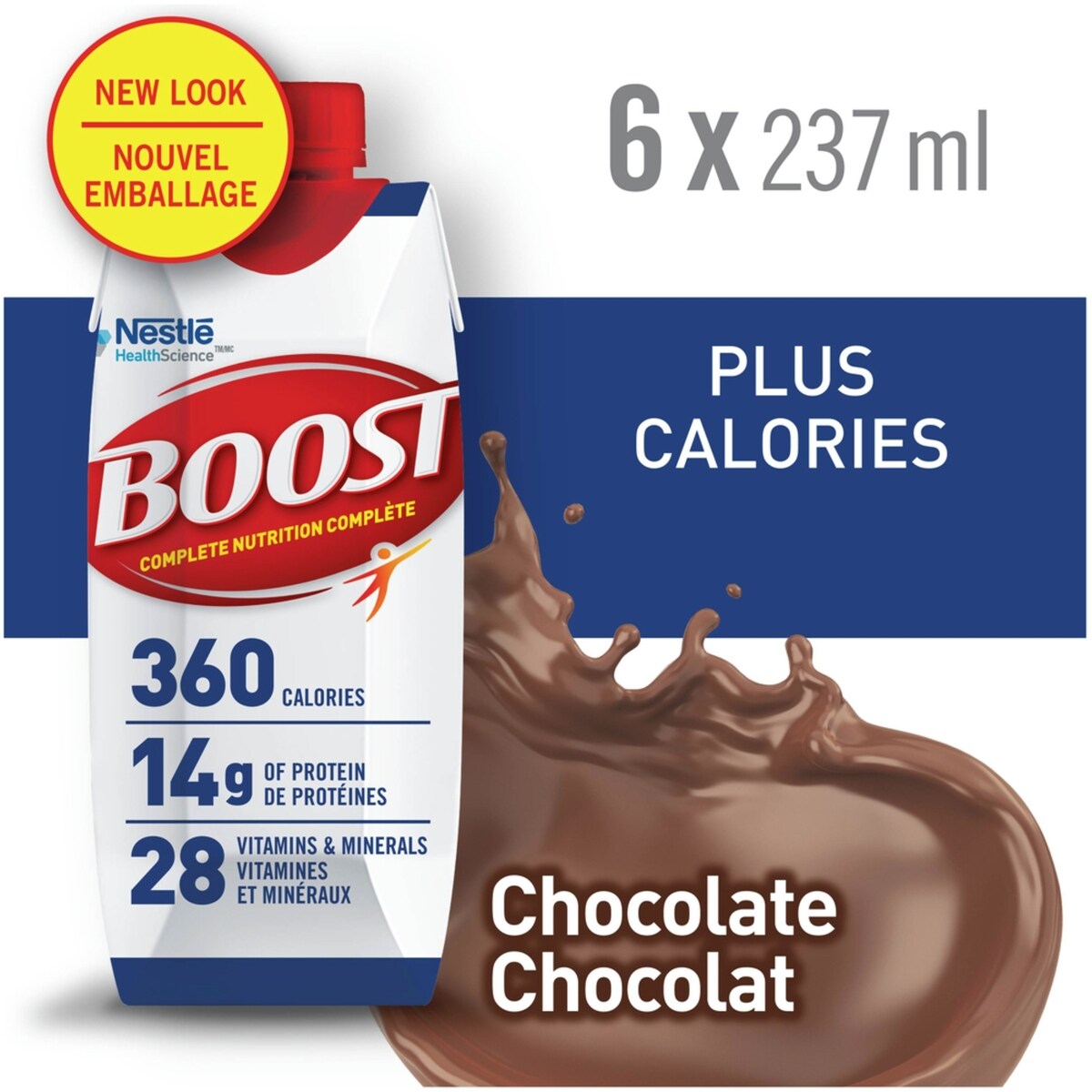 Bebida Nutricional Plus Calorías Chocolate 237 ml Boost