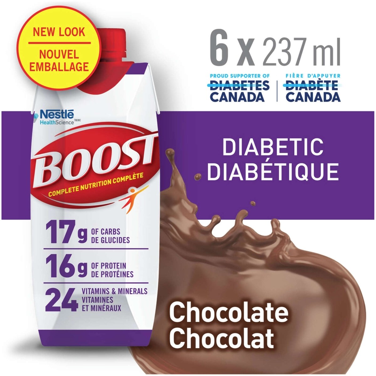 Suplemento Nutricional para Diabéticos 237 ml Boost