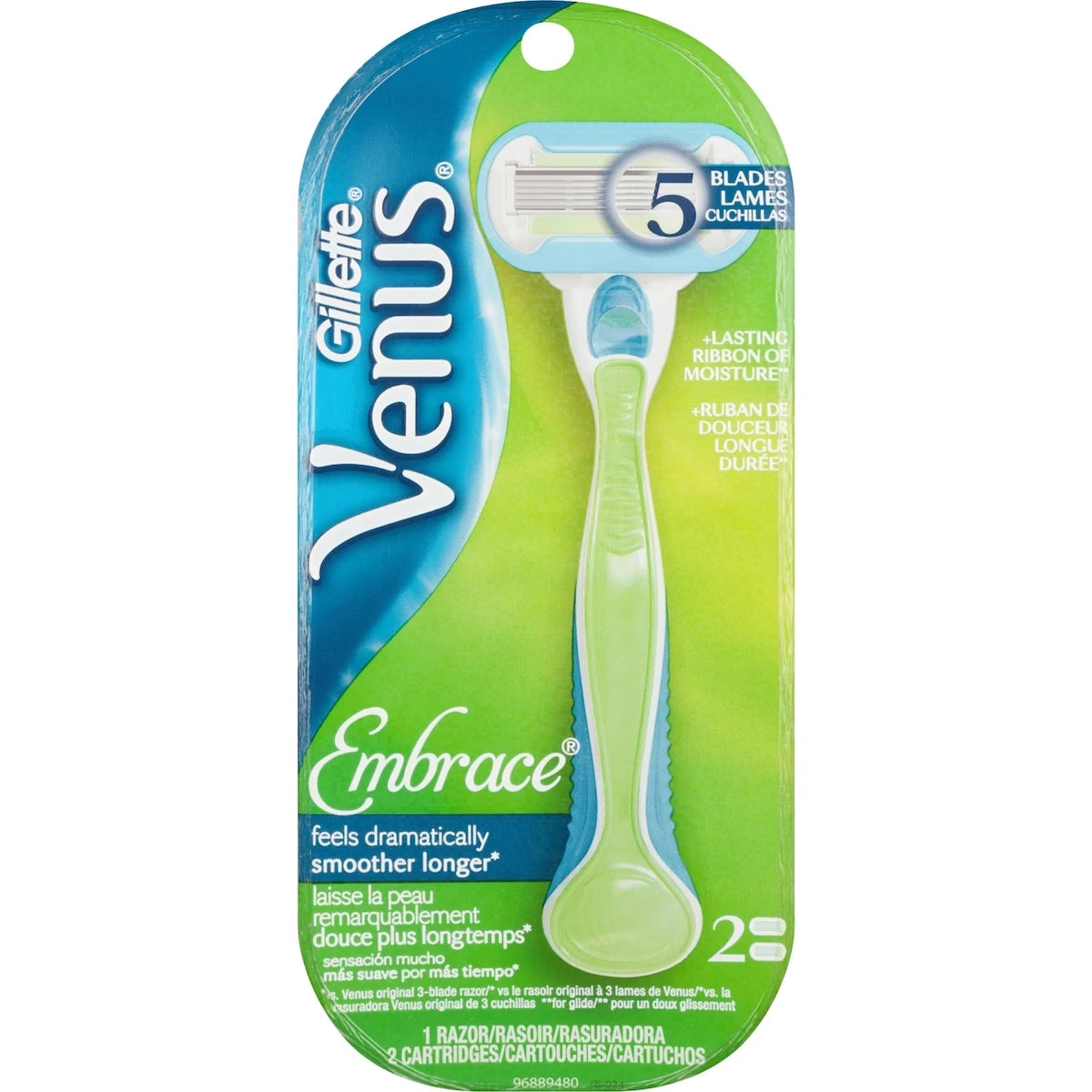 Afeitadora Gillette Extra Suave Verde para Mujer Venus