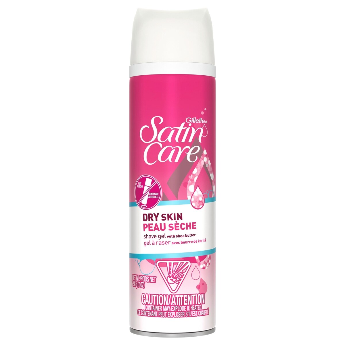 Gel de Afeitar Piel Seca para Mujer 198 g Satin Care