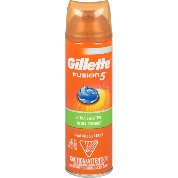 Gel de Afeitar Fusion5 Ultra Sensible 198 g Gillette