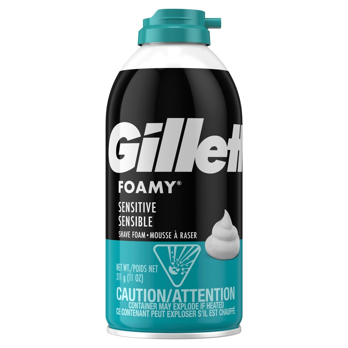 Espuma de Afeitar Gillette Sensible 311 g Foamy