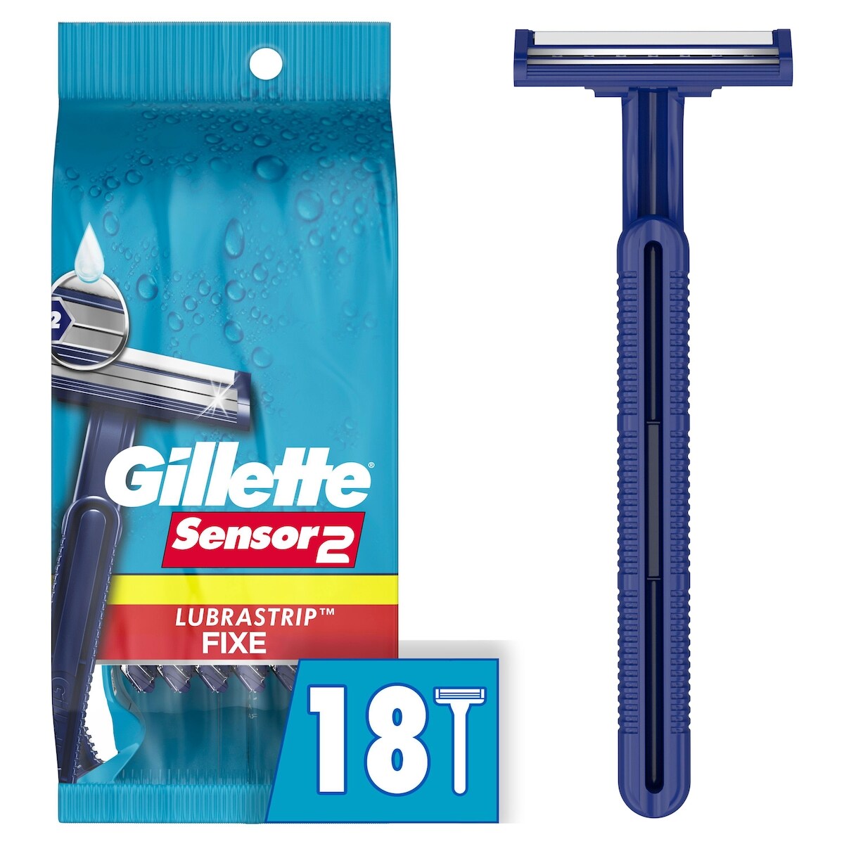Afeitadoras Desechables para Hombre Sensor2 de Cabezal Fijo Gillette